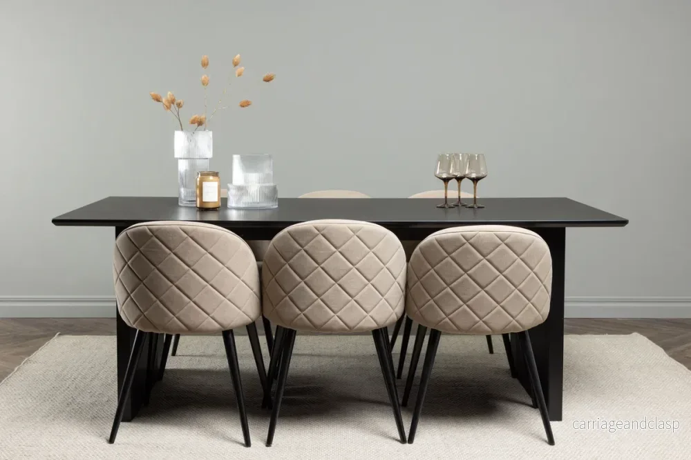 Velvet & Vail Matgrupp Beige/Svart Velvet & Vail Matgrupp Beige/Svart