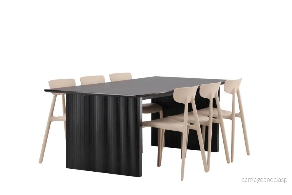 Ursholmen & Vail Matgrupp 2-pack Beige/Svart - Bild 3