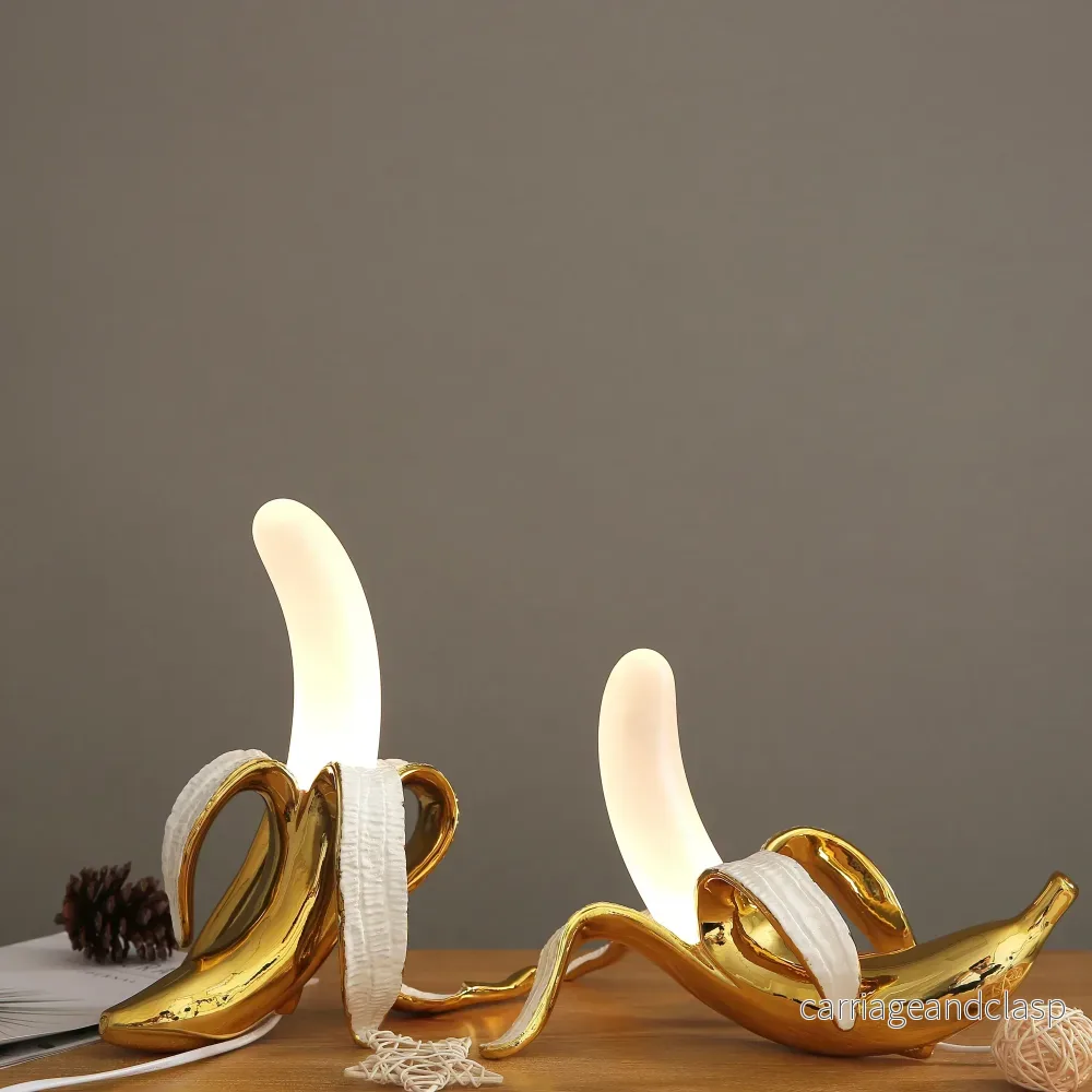 Dekorativ Bananlampa – Modern Bordslampa för Stilig Interiördesign | Veska - Bild 3