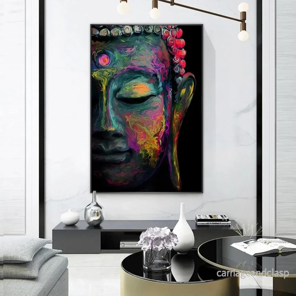 Buddha Ansikte Väggkonst | Veska - Bild 3
