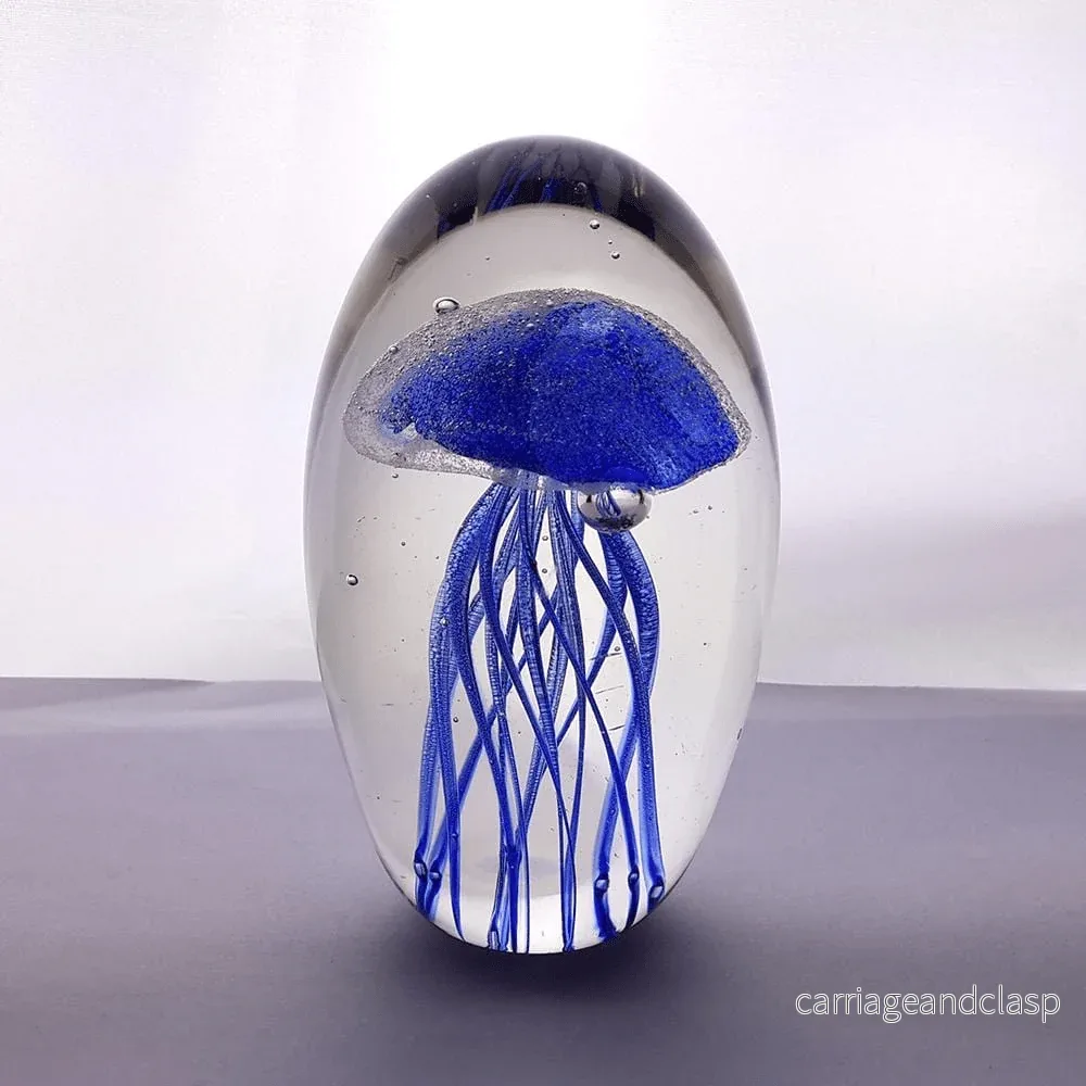 Glow Jellyfish Crystal Glass Decor | Veska - Bild 3