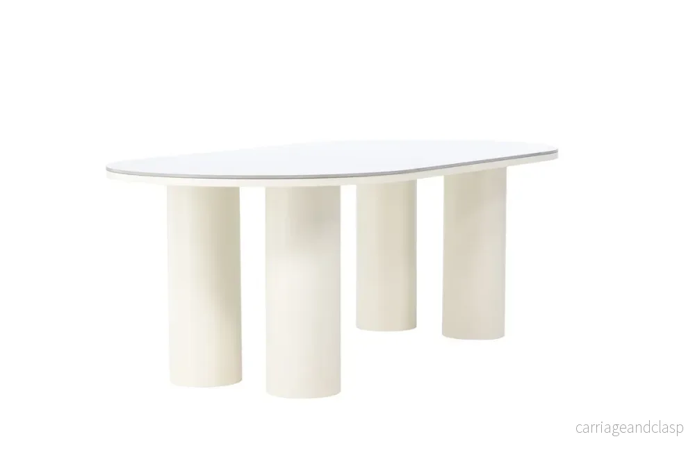 Havstenssund Rektangulära Matbord 220 x 110 Vit - Bild 3
