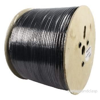 AlarmsystemExpert.co.uk Coax RG59 kombinationskabel med DC strömkabel, 100 meter AlarmsystemExpert.co.uk Coax RG59 kombinationskabel med DC strömkabel, 100 meter