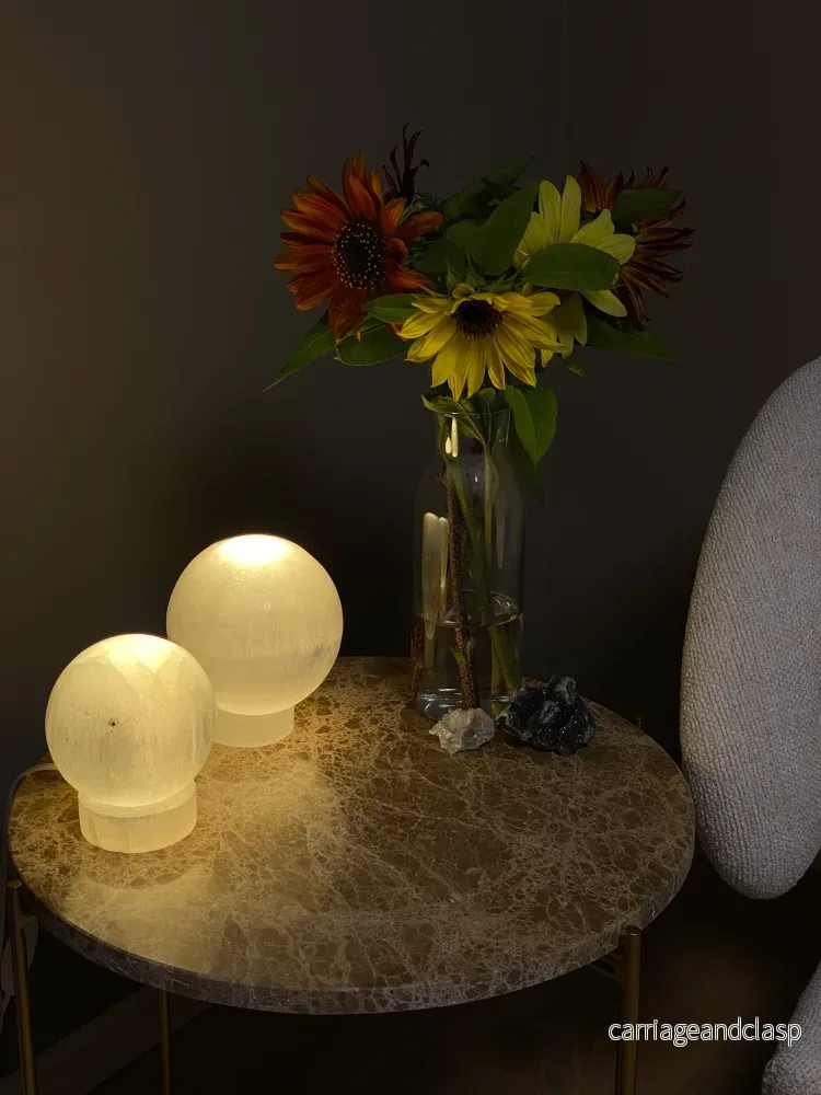 Selenit lampa. - Bild 2
