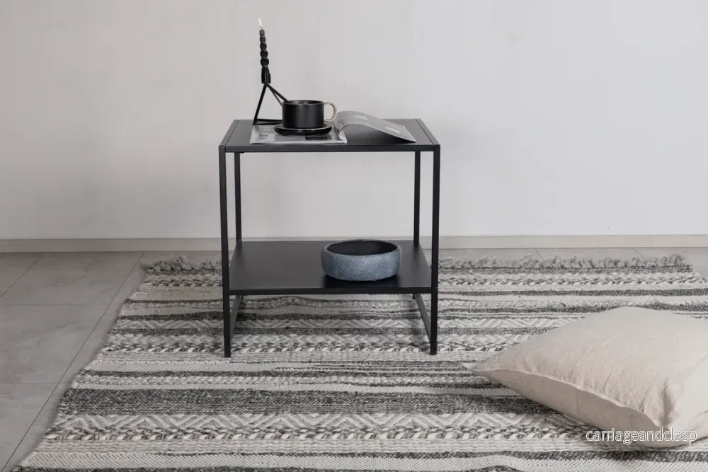 Alwar Matta 300 x 200 Mörkgrå