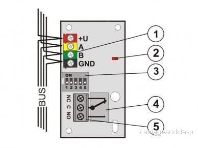 Jablotron JB-111N BUS signalutgångsmodul PG - Bild 3