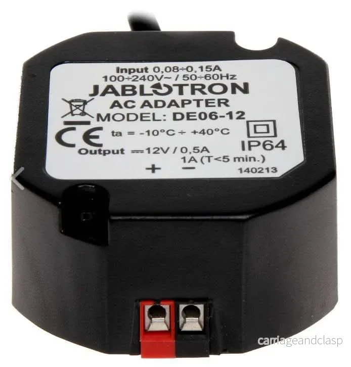 larmsystem expert Jablotron DE06-12 Strömförsörjning12V / 0,5A - Bild 3