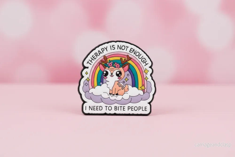 Pin – ”Therapy is not enough, I need to bite people”
