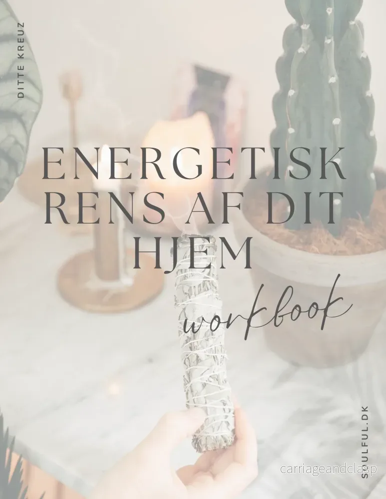 Rengör ditt hem energiskt - Arbetsbok - Onlinekurs