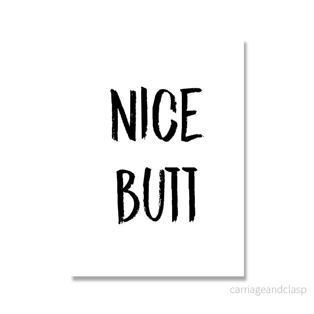 Nice Butt Badrum Väggposter | Veska - Bild 3