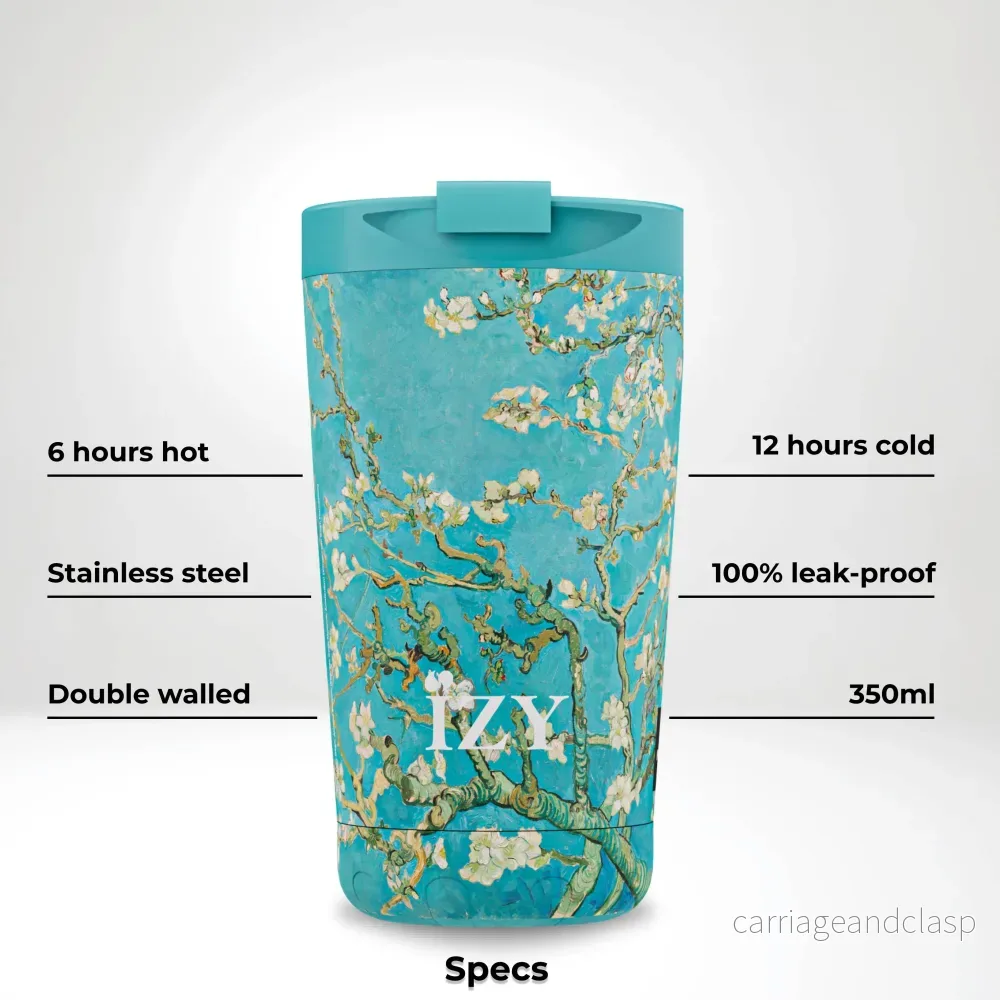 IZY termosmugg med motiv Almond Blossom – isolerad kaffemugg - Bild 2