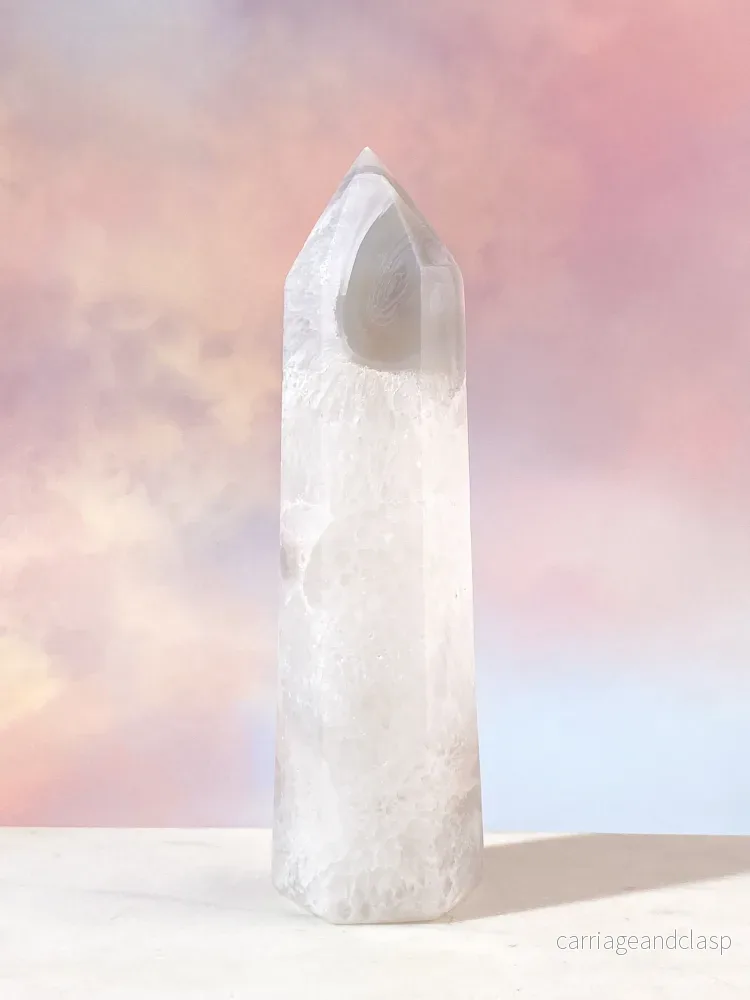 Druzy Agate Tower (No. 1)