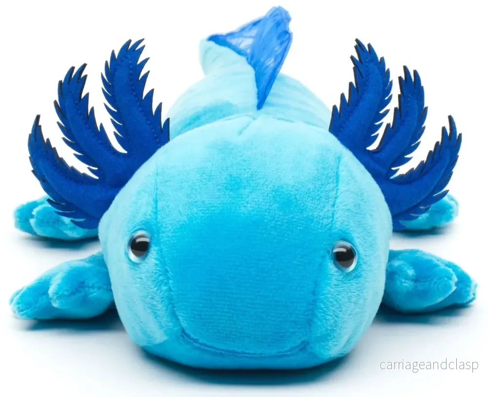 Uni Toys - Axolotl (blå) Gosedjur - Bild 2