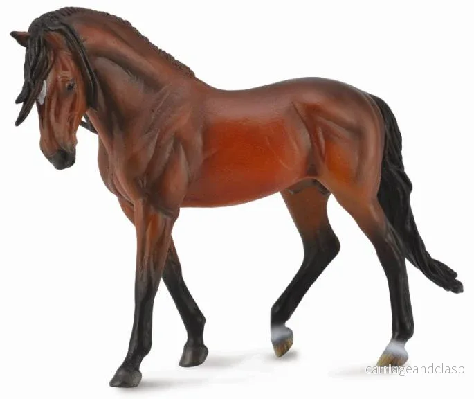 CollectA - Andalusier hingst ljus brun DELUXE (stor modell) - Bild 2