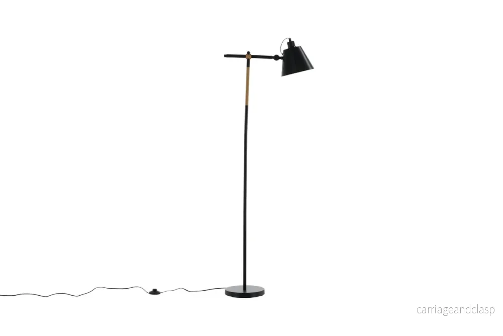 Skott Golvlampa Svart - Bild 2