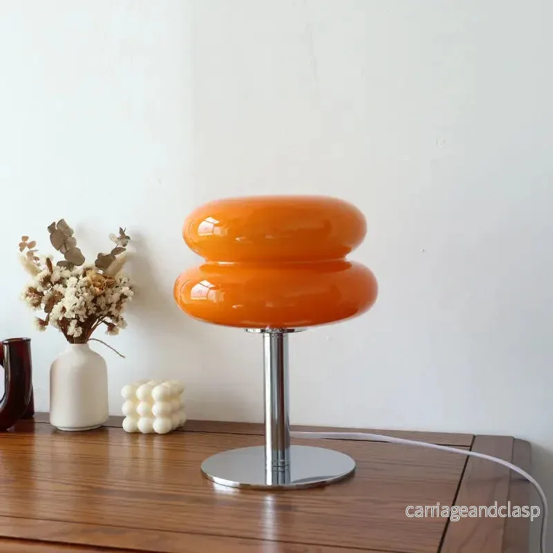 Bordslampa Retro Glas Skärm Belysningsdel | Veska