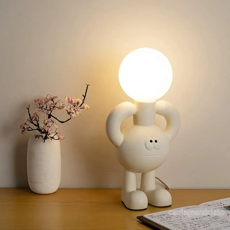 Lekfull Bordslampa med Glasboll – Glombra | Veska Lekfull Bordslampa med Glasboll – Glombra | Veska