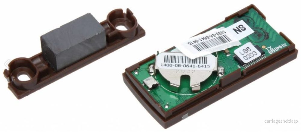 Jablotron JA-151MB Trådlös mini magnetkontakt brun - Bild 3