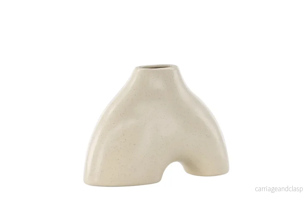 Kento Vas 15x21x8 Beige - Bild 3