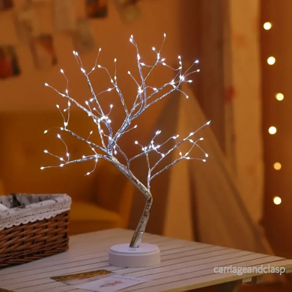 Veska | BrightTree Bordsampel - Elegant Bonsai Bordsampel för Mysiga Utrymmen och Barn - Bild 3