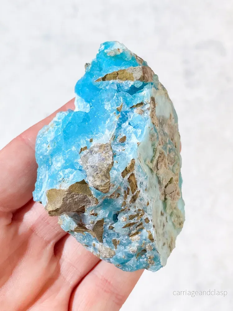 Blått Hemimorphite Kluster (Nr. 2) - Bild 2