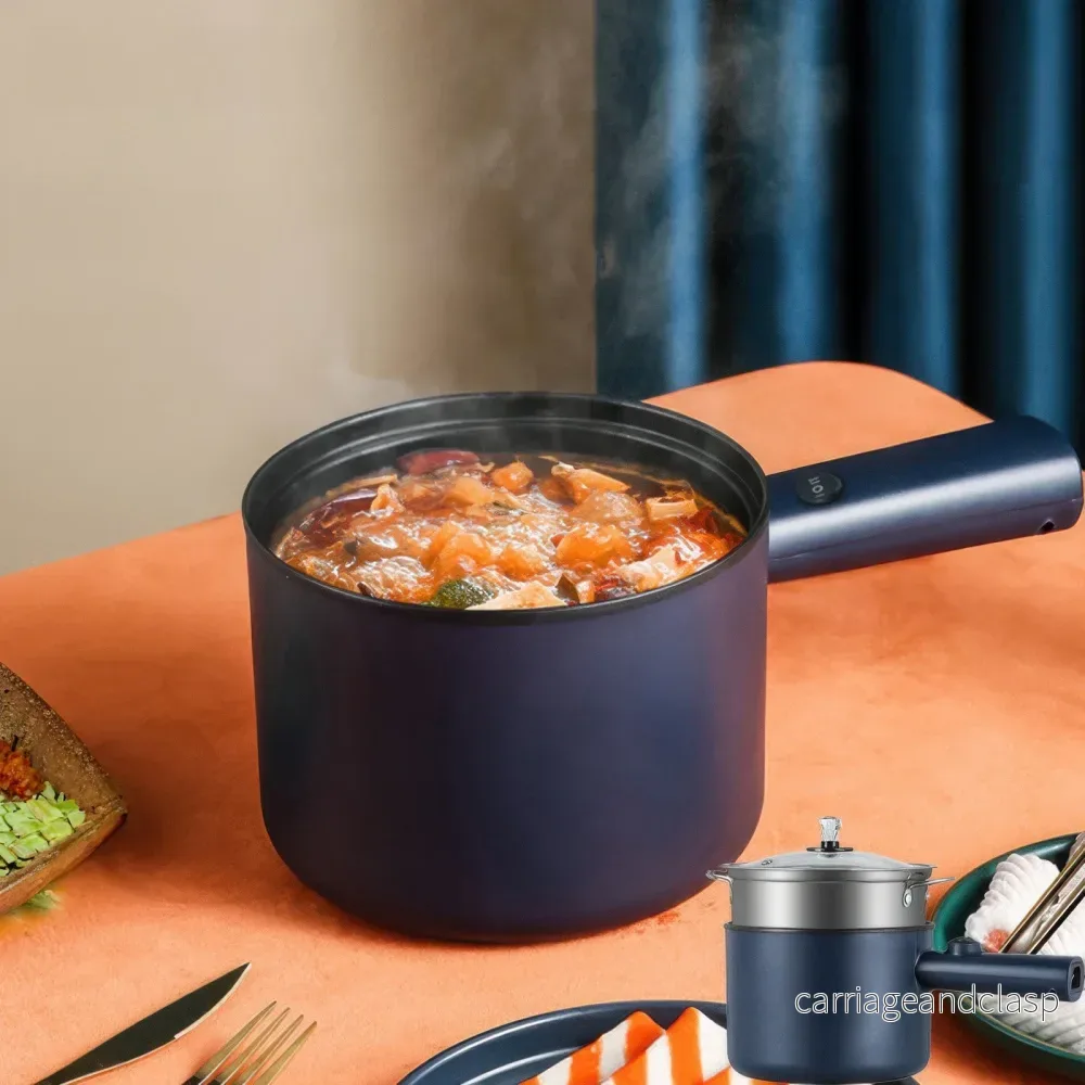 Bärbar elektrisk gryta, non-stick 1.8L | Veska - Bild 3