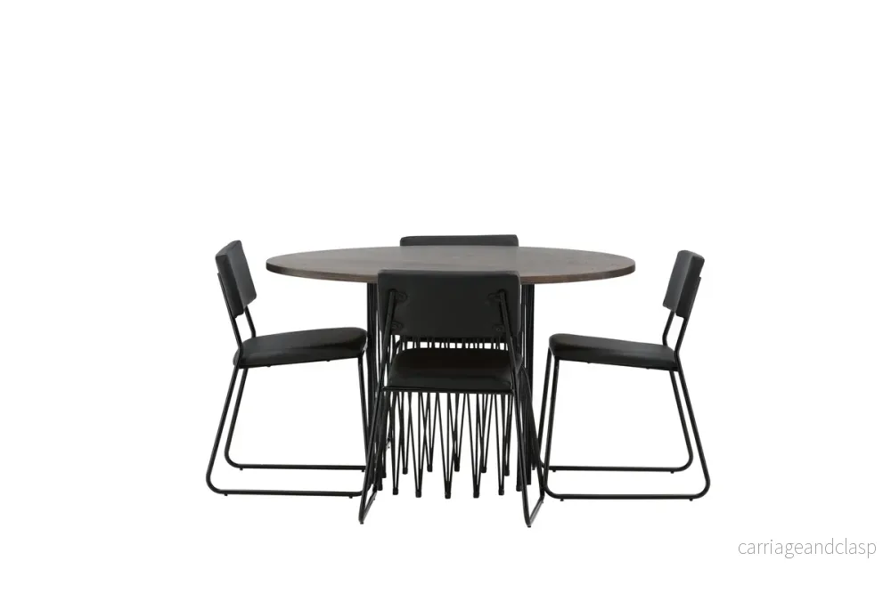 Kenth & Stone Matgrupp Svart/Mocka - Bild 3