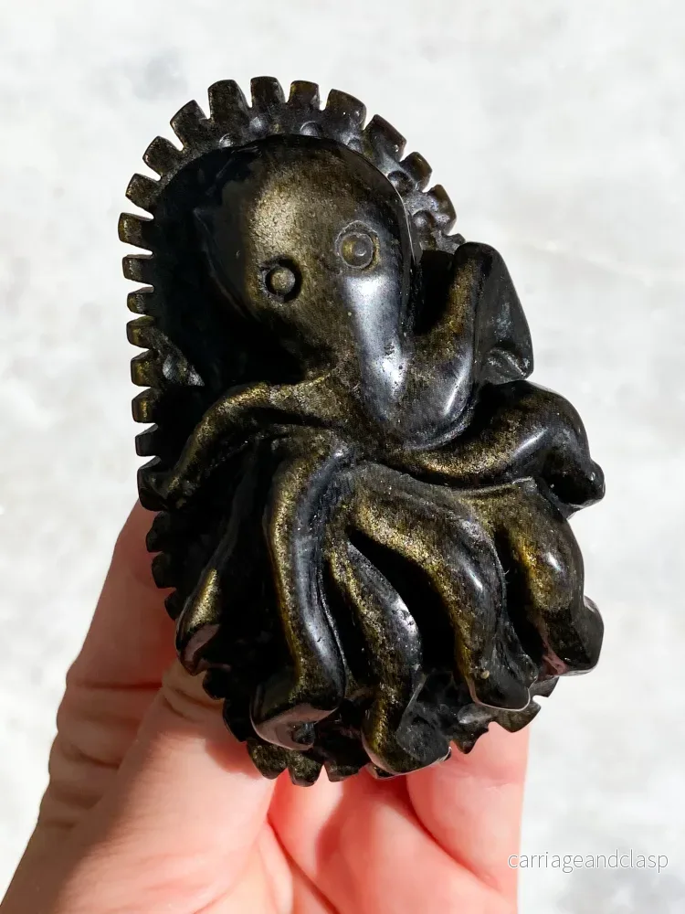 Guld obsidian måne Guld obsidian måne