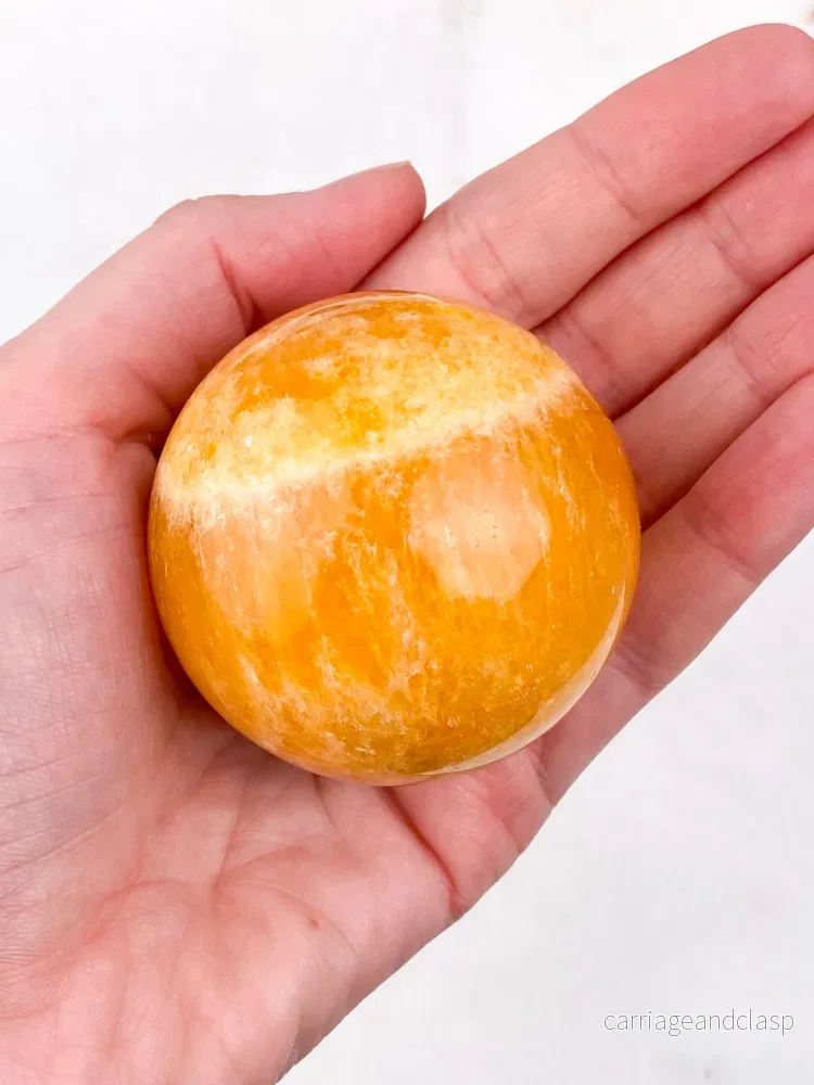 Orangea kalcitbollar - Bild 2