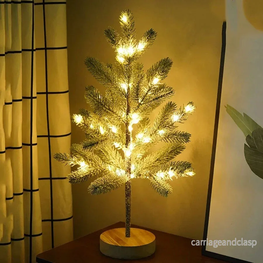 LumiPine – LED julgran bordslampa med varmt vitt ljus | Veska - Bild 3
