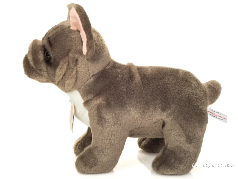 Hermann Teddy - Fransk Bulldog (Grå) Gosedjur - Bild 2