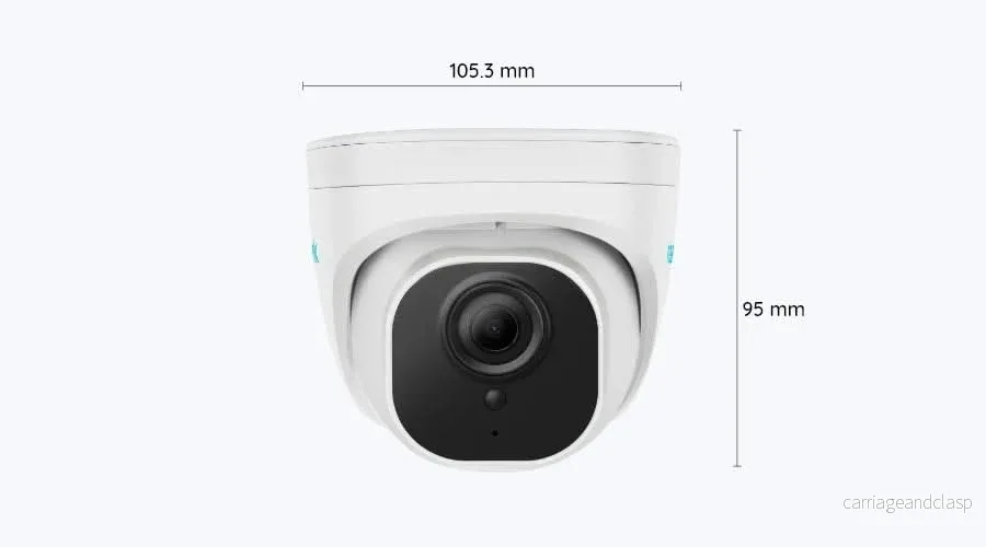Reolink P334 Turret-kamera, 4K 8 megapixel POE Smart detektering - Bild 2