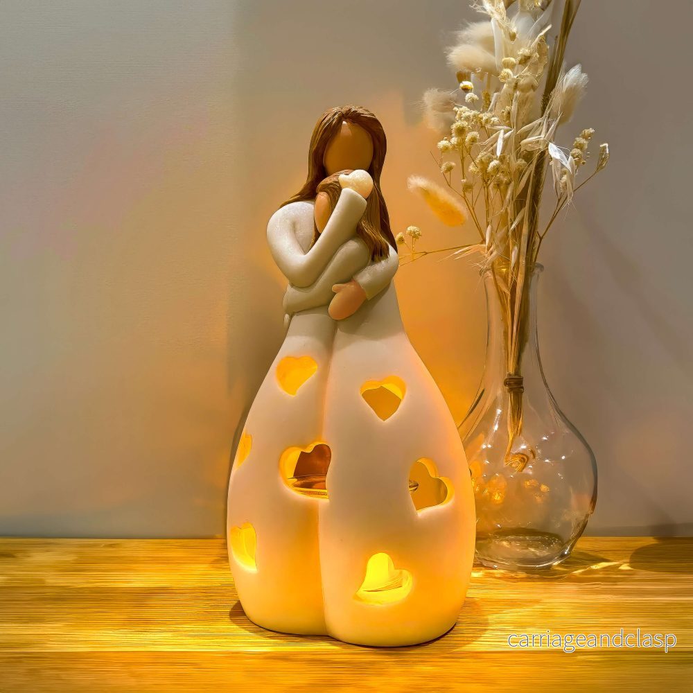 Bordslampa med romantisk hartsdesign | Veska - Bild 2