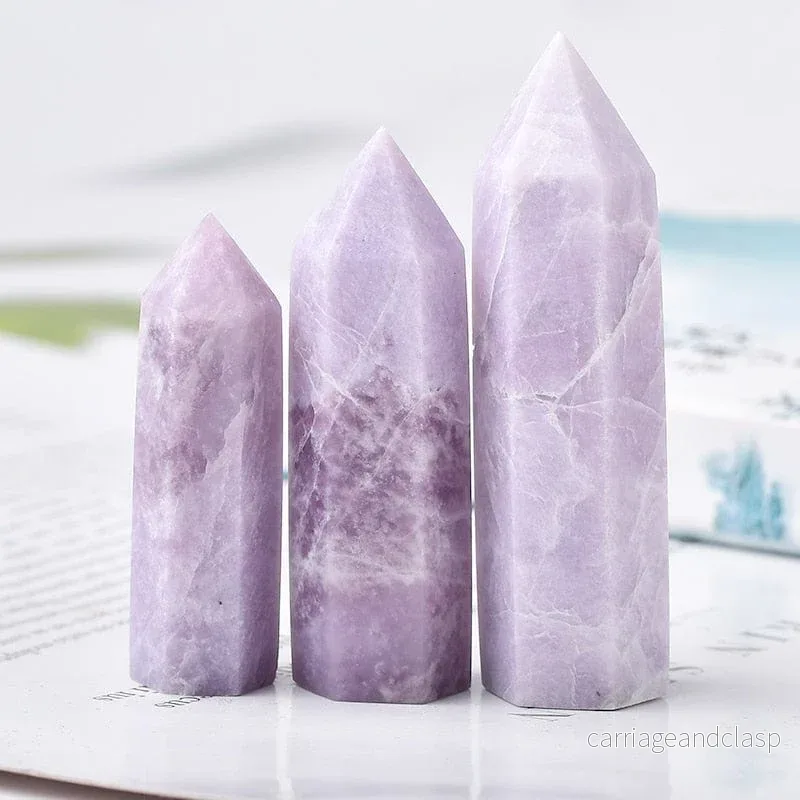 Kunzite Crystal Towers | Veska