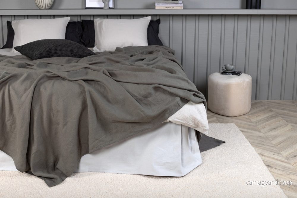 Milo Överkast 150×250 Ljusgrå Milo Överkast 150×250 Ljusgrå