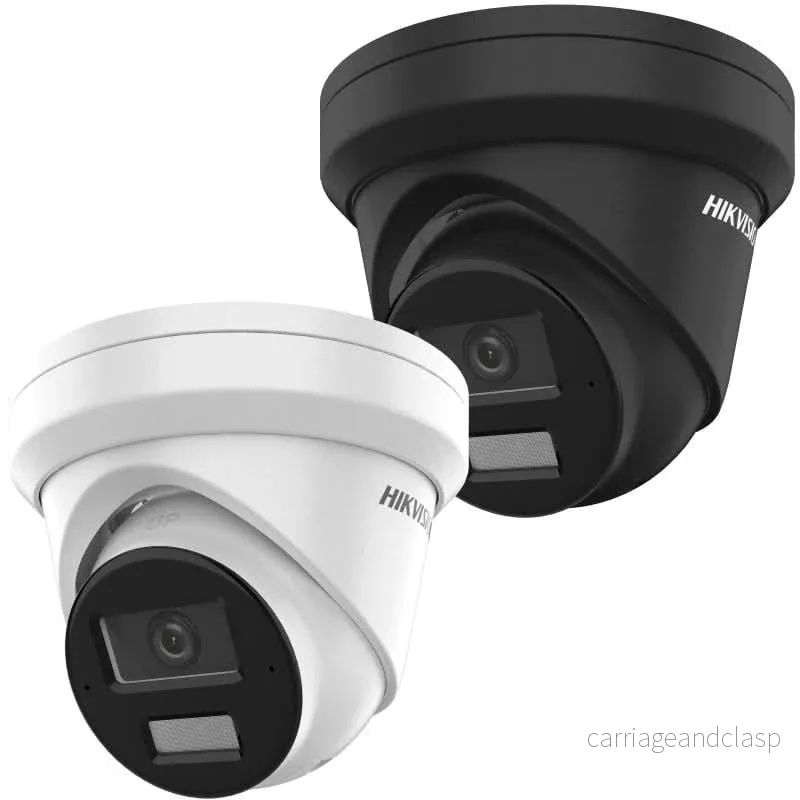 Hikvision DS-2CD2343G2-LI2U Svart, 4MP Turret, Smart Hybrid Light, AcuSense, PoE, Micro SD-kortplats, mikrofon - Bild 3