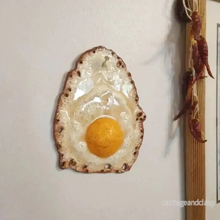 Crispy Fried Egg Wall Sculpture | Veska