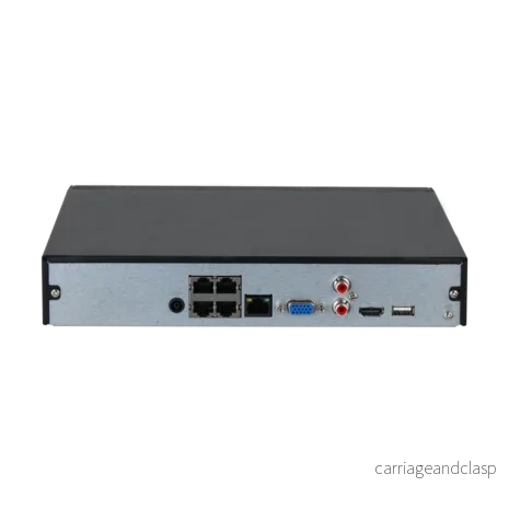 Dahua NVR2104HS-P-4KS3, 4-kanals kompakt NVR, Ultra HD, PoE - Bild 3