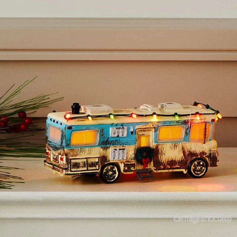 Miniatyr Julhus Skrivbordsdekoration | Veska - Bild 3