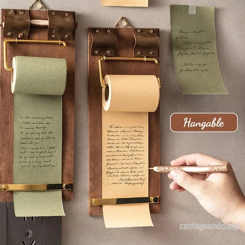 Roll-Note Trä Clipboard | Veska - Bild 2
