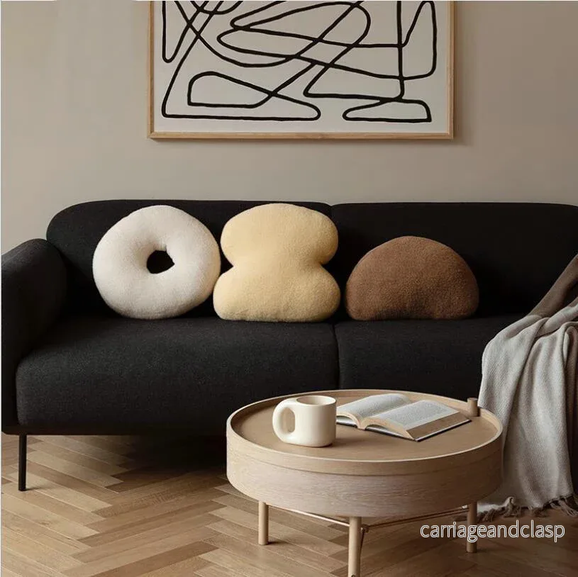 Abstract Teddy Plush Cushion | Veska Abstract Teddy Plush Cushion | Veska