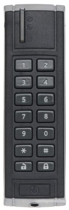 Jablotron JA-123E-NFC BUS accessmodul för utomhusbruk med RFID och knappsats - Bild 3