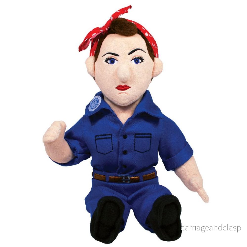 The Unemployed Philosophers Guild - Rosie the Riveter - Little Thinker Plysch Docka