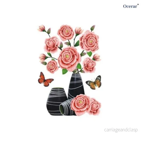 Plant Vase 3D Stereo Sticker™ | 1+1 GRATIS | Veska
