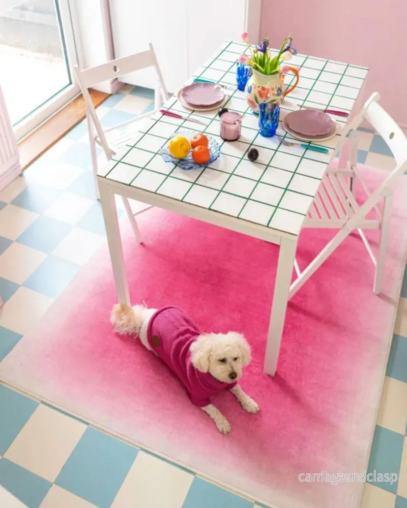 Rosa Gradient Mat | Veska - Bild 2