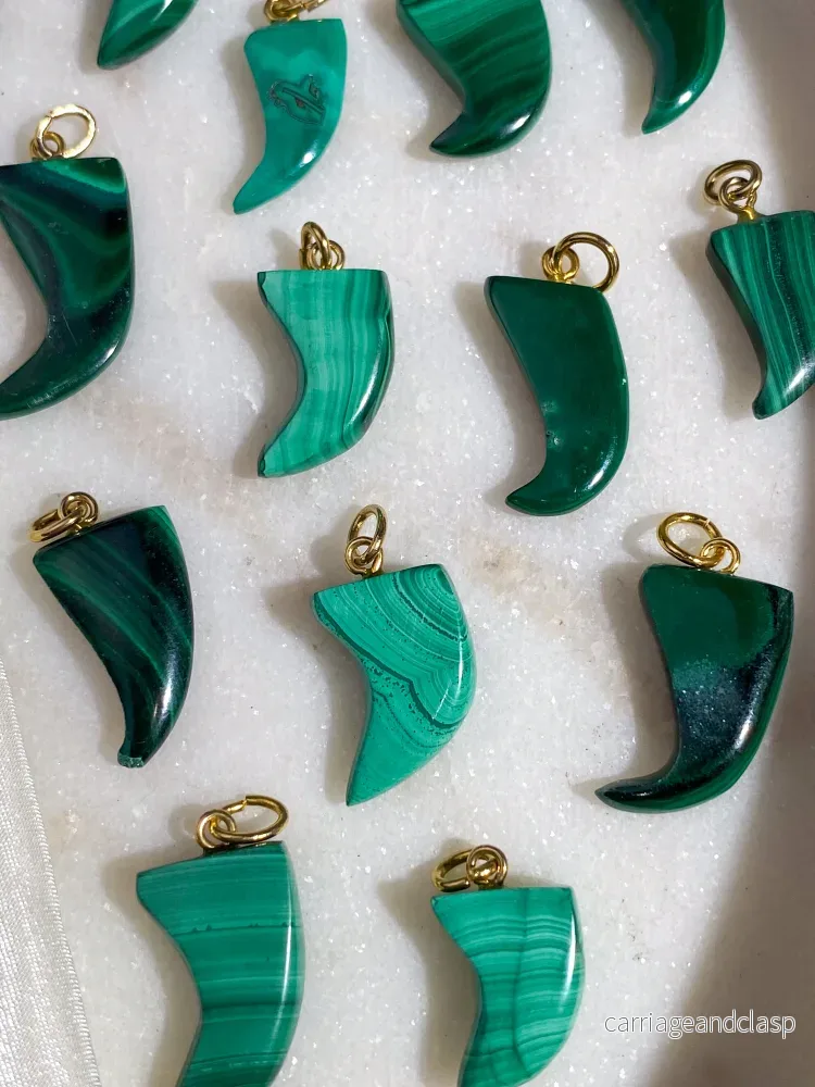 Malakit tandhalsband - Bild 3