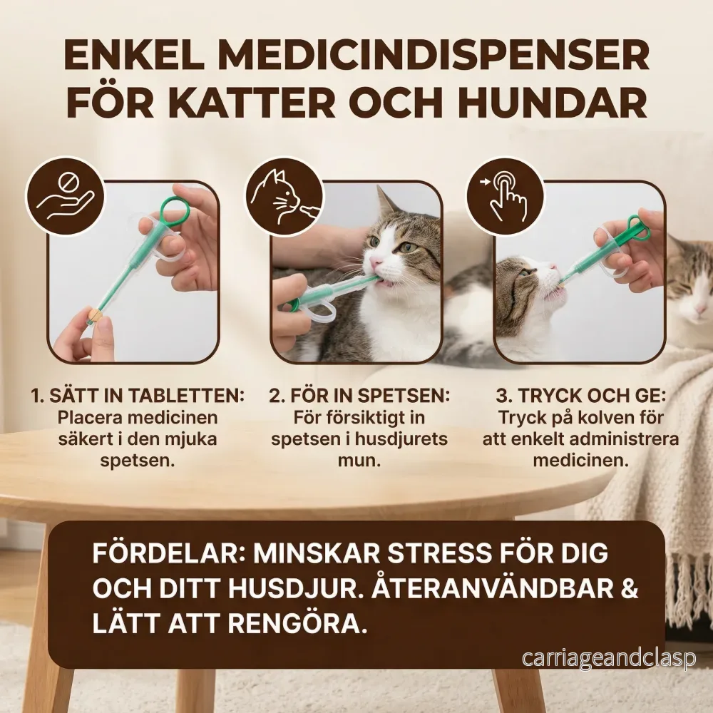 Pet Pill Shooter – Enkel medicindispenser för katter och hundar - Bild 2