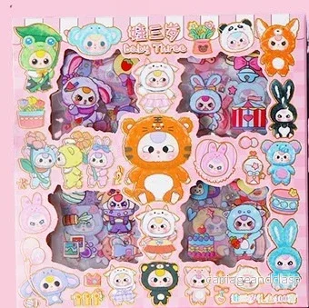 100-pack Baby Rosa Kawaii Stickers – Perfekt för Anime Dekoration & Personlig Stil 100-pack Baby Rosa Kawaii Stickers – Perfekt för Anime Dekoration & Personlig Stil
