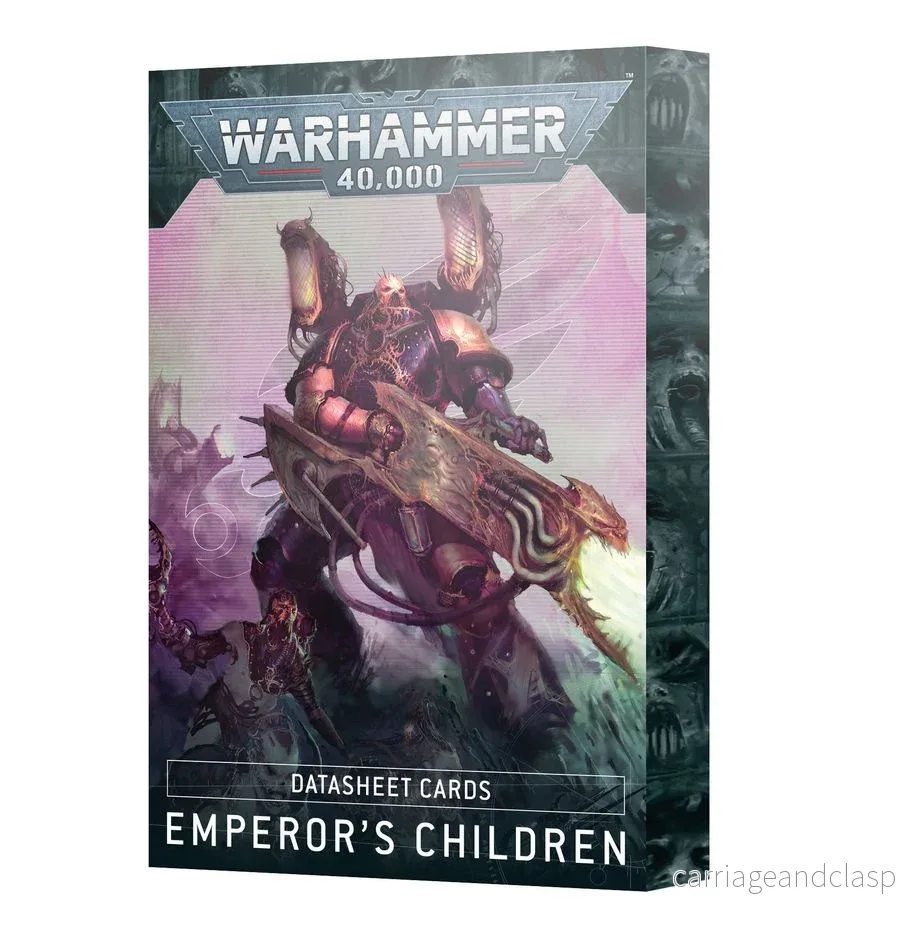 Warhammer: 40,000 - Datasheet Cards: Emperor's Children - Bild 3