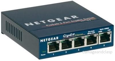 Netgear GS105GE 5-ports gigabit-switch